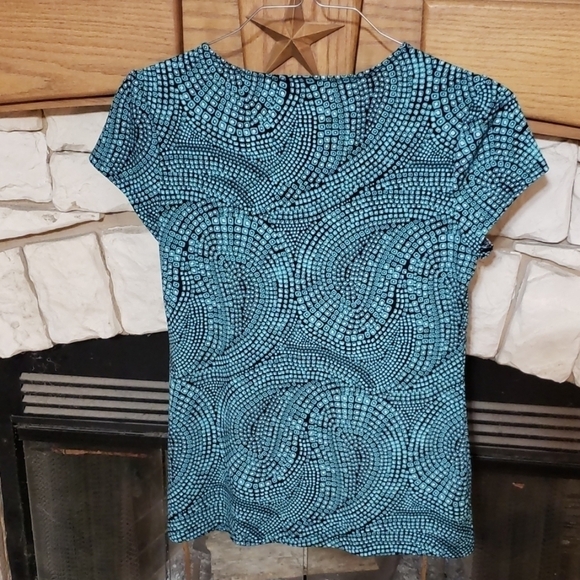 Apt 9 Multi Colored V Neck Blouse - Picture 3 of 7